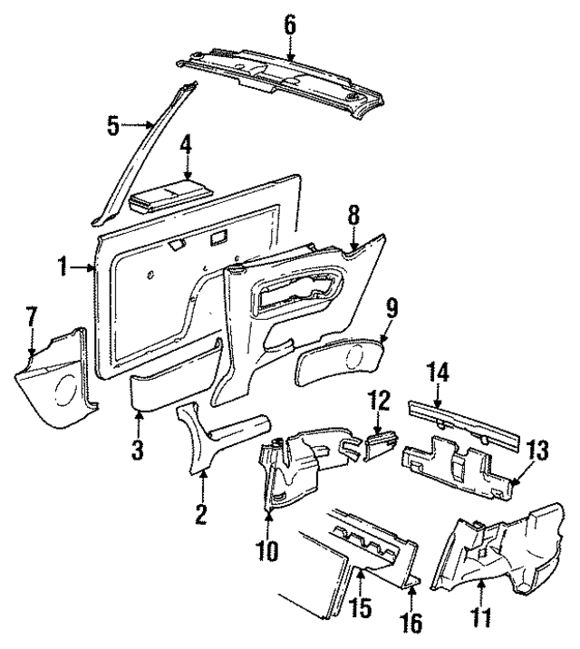 51411911181 - Body: Armrest for BMW Image
