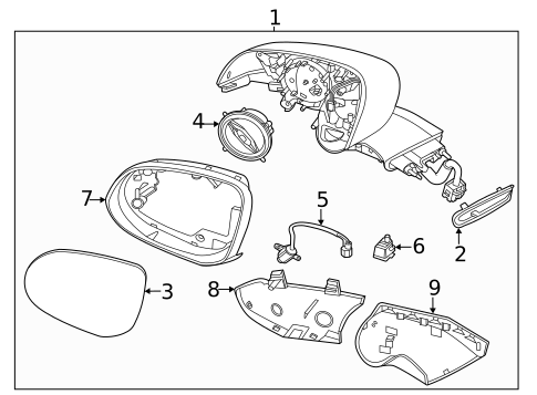 Mirrors for 2023 Genesis GV80 #0