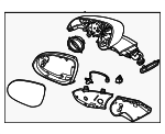 87610T6260 - : Mirror Assembly for Hyundai Image
