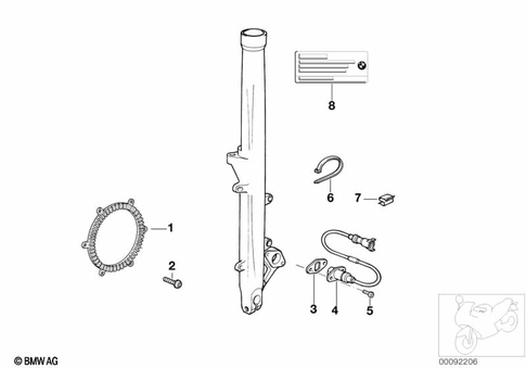 Front Wheel Brake for 2002 BMW-Motorrad K 1200 RS #2