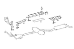 1266823571 - Exhaust System: Shielding for Mercedes-Benz: 380SE, 380SEC, 380SEL, 560SEC, 560SEL Image