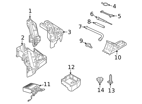 Jack & Components for 2008 Audi Q7 #0