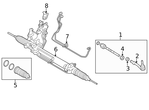 Steering Gear & Linkage for 2011 BMW 750Li #0
