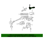 Mopar Windshield Wiper Switch Front – 2006-2018 Dodge Chrysler Jeep, OEM 68003215AD