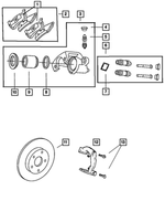 5011978AA - Service Brakes: Brake Shoe Hold Down Spring, Right Or Left for Mopar Image