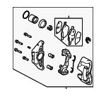 B3YF3371X - : Caliper for Mazda: 3 Image