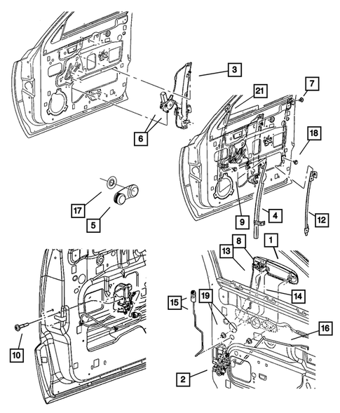 Front Door for 2011 Ram Dakota #0