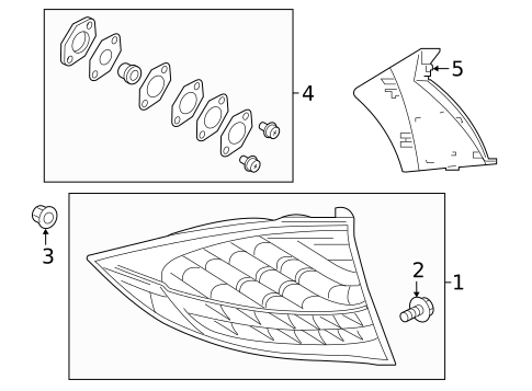 Interior Trim - Quarter Panels for 2016 Porsche Cayenne #1