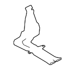 T2H3116 - Body: Rear Duct for Jaguar: XE, XF Image