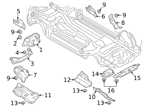 Heat Shields for 2021 Audi Q8 #0