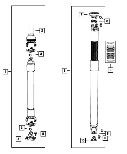 Drive Shaft for 2013 Ram 1500 #0
