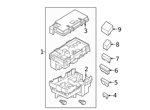 Fuse & Relay for 2018 Jeep Cherokee #0