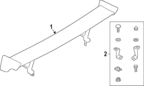 Spoiler for 2018 Subaru BRZ #0