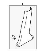 769163VY0A - Body: Lower Center Pillar Trim for Nissan: Versa Note Image