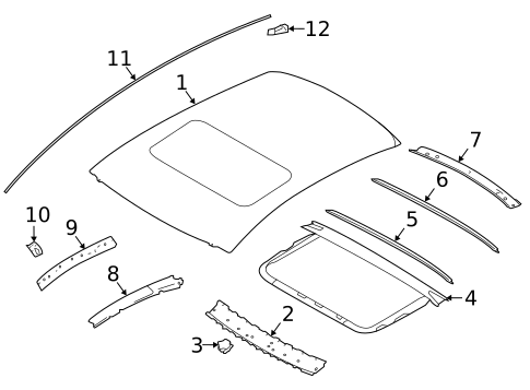 Roof & Components for 2024 Nissan Altima #0