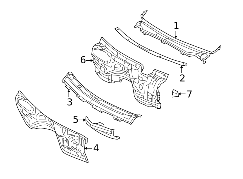 Cowl for 2012 Jeep Grand Cherokee #0