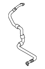 17228843868 - Cooling System: Engine Oil Cooler Line for BMW Image