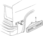 915449 - Electrical: Marker Lamp for Chevrolet: Blazer, C/K Pickup, K5 Blazer, R10, R20, R2500, R30, R3500, Suburban C10, Suburban C20, Suburban K10, Suburban K20, Suburban R10, Suburban R1500, Suburban R20, Suburban R2500, Suburban V10, Suburban V1500, Suburban V20, Suburban V2500, V10, V20, V30, V3500 | GMC: C1500 Pickup, C2500 Pickup, C3500 Pickup, Jimmy, K1500 Pickup, K2500 Pickup, K3500 Pickup, R1500 Pickup, R2500 Pickup, R3500 Pickup, Suburban C1500, Suburban C2500, Suburban K1500, Suburban K2500, Suburban R1500, Suburban R2500, V1500, V1500 Suburban, V2500, V2500 Suburban, V3500 Image
