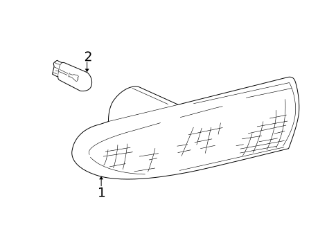 Side Marker Lamps for 2007 Jaguar X-Type #0