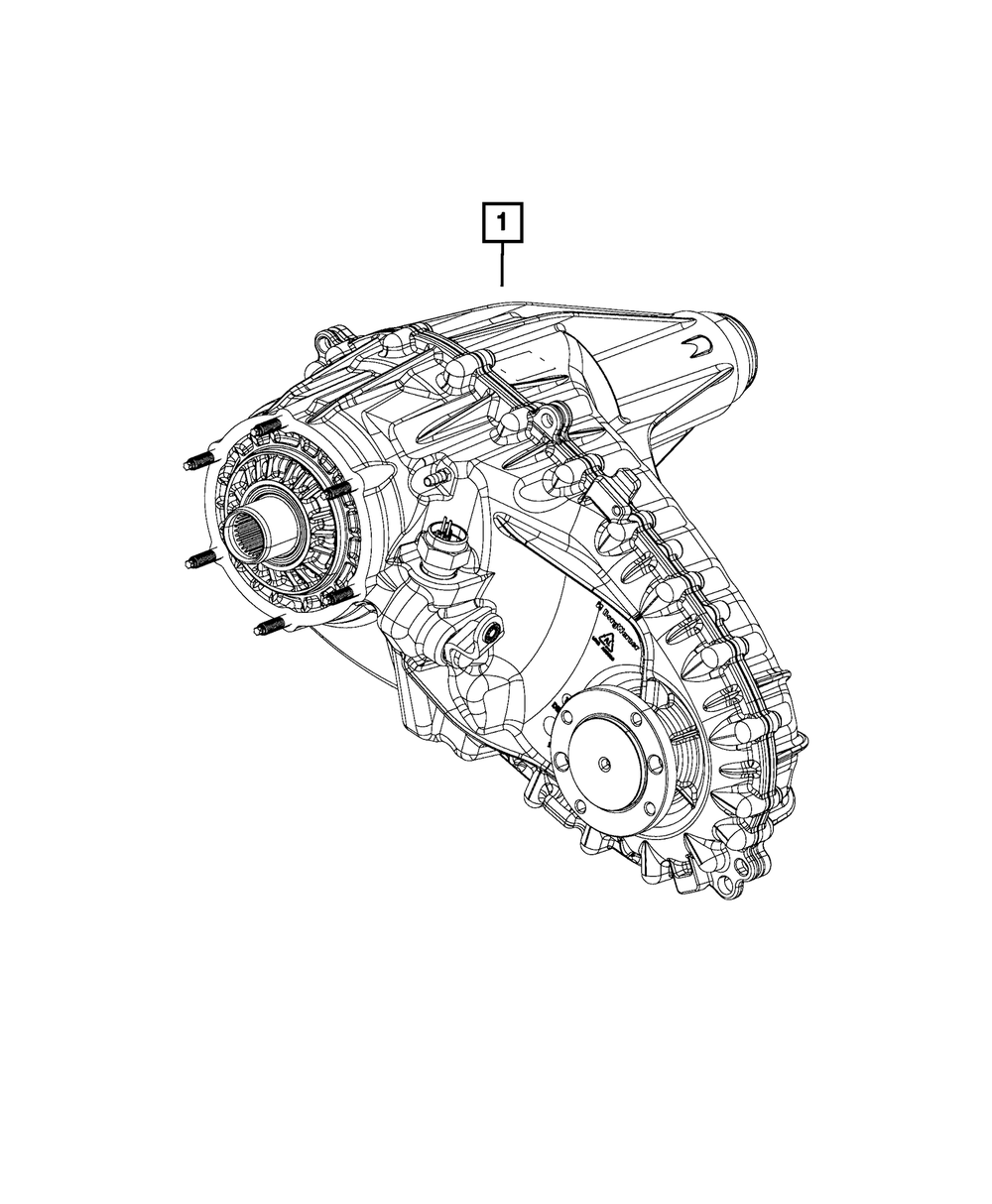 2013-2018 Ram Bw 44-47 Transfer Case 05146621AJ | Mopar.com