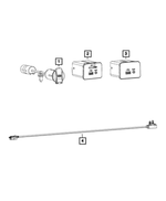 68256846AA - Electrical: Usb Cable for Ram: 1500, 1500 Classic, 2500, 3500 Image