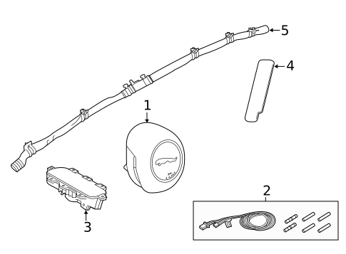 Air Bag Components for 2020 Jaguar I-Pace #0