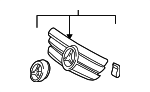 66880351 - Body: Grille for Mercedes-Benz Image