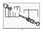 MR580503 - : Axle Assembly for Mitsubishi: Lancer Image