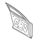 PAB831052AGRV - Body: Door Shell for Porsche: Cayenne Image