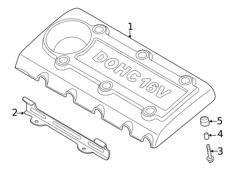 Engine Appearance Cover for 2012 Kia Sportage #0