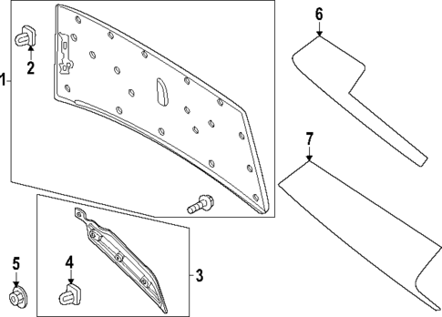 Exterior Trim - Hood for 2023 Ford F-150 #0