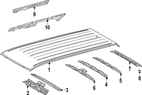 Roof & Components for 2025 Toyota 4Runner #1