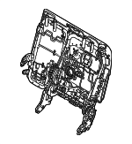 89310TD690YGU - : Seat Back Frame for Hyundai Image