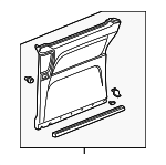 83750S0XA12ZB - : Trim Panel Assembly for Honda: Odyssey Image