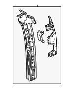 84471794 - Body: Inner Lock Pillar for Chevrolet: Silverado 1500, Silverado 1500 LTD, Silverado 2500 HD, Silverado 3500 HD | GMC: Sierra 1500, Sierra 1500 Limited, Sierra 2500 HD, Sierra 3500 HD Image