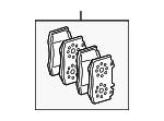 4209204 - : Disk Brake Pad for Mercedes-Benz Image