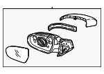 87610D9130 - : Mirror Assembly for Kia: Sportage Image