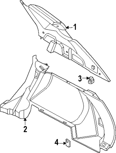 Interior Trim - Quarter Panels for 2025 Nissan Murano #0
