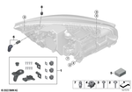 63119498491 - Lighting: Repair Kit Headlight for BMW Image