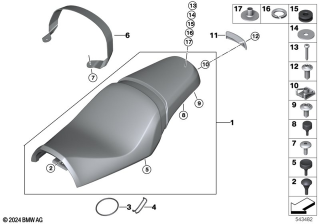 46629444673 - : Gasket                    for BMW-Motorrad Image