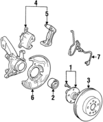 4778106010 - Brakes: Backing Plate for Toyota Image image