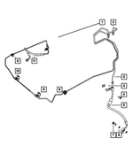 6104181AA - Service Brakes: Hex Flange Head Bolt, Mounting for Mopar Image