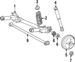 MB663775 - Suspension: Axle Beam for Dodge: Colt Image