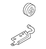 4K0253144G - Exhaust: Front Hanger for Audi: A6 allroad, A6 Quattro, A7 Sportback, RS6 Avant, RS7 Sportback, S6, S7 Sportback Image