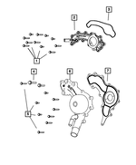 5184653AF - Cooling: Coolant Crossover for Mopar Image image