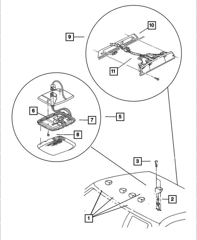 55077262AB - : High Mounted Stop Lamp for Mopar Image