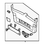 1K9867605B82V - Body: Lower Trim for Volkswagen: Jetta Image