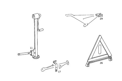 Tools and Accessories for 1989 Mercedes-Benz 300SEL #0