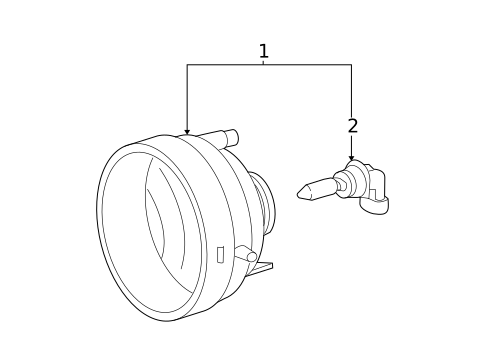 Bulbs - Chassis for 2005 Toyota Solara #2