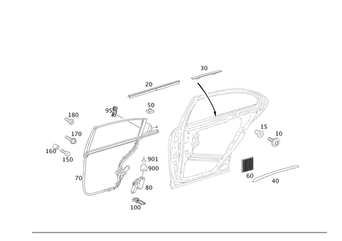 Roller Blind Slide Window for 2002 Mercedes-Benz S600 #0